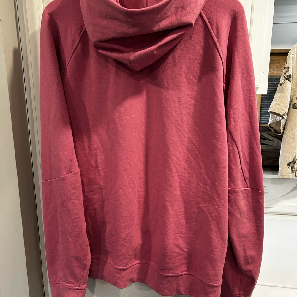 lululemon Smooth Spacer Classic-Fit Pullover Hoodie mens L pink blossom - Picture 2 of 6